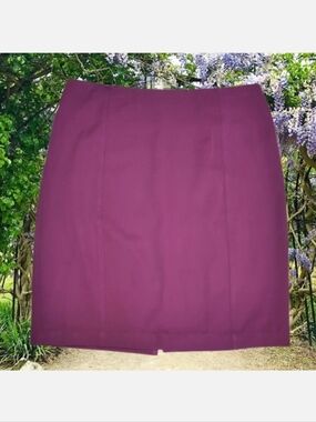 3/$20 RICKIS Pencil Skirt Classic Above Knee Plum Purple Spring Summer Fall